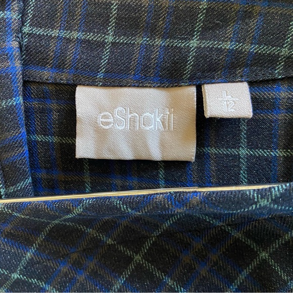 Eshakti Plaid Sheath Dress With Pockets NWOT - Picture 5 of 7
